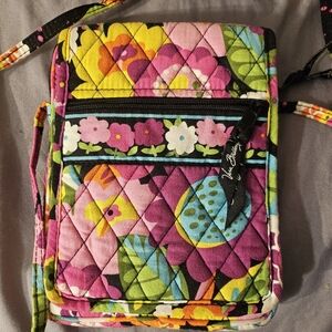 Vera‎ Bradley Colorful Floral mini hipster crossbody purse